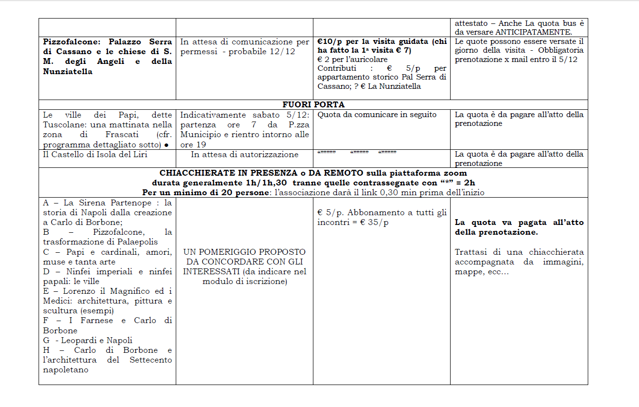 Programma dettagliato pagina 2